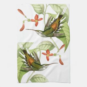  vogelbloemen bloemen keukenhanddoek