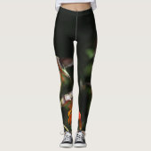 Vogelbloemen drijven over de Leggings (Voorkant)