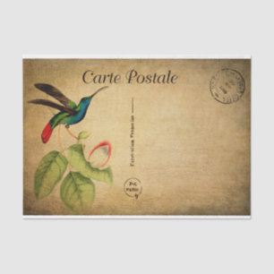  vogelbloemen Franse Tissuepapier