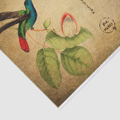 vogelbloemen Franse Tissuepapier (Detail)