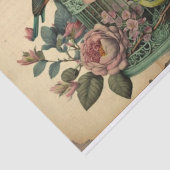  vogelbloemenbloem tissuepapier (Detail)