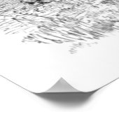 vogelboom 1800 Antiek Poster (Hoek)