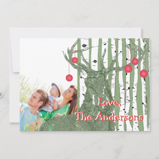  vogelboom - kerstkaart (Voorkant)