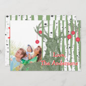  vogelboom - kerstkaart (Voorkant / Achterkant)