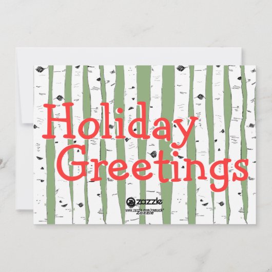  vogelboom - kerstkaart (Achterkant)