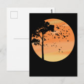 Vogelboom Mooie Natuur van het zonneleven Briefkaart (Voorkant / Achterkant)