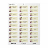 vogelboom Musical Raspberry Damask Tree Etiket (Full Sheet)
