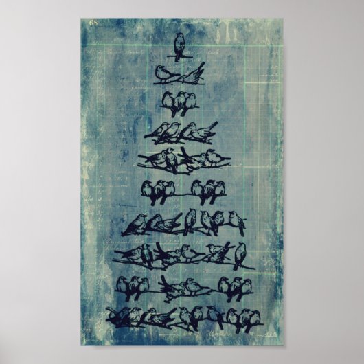 vogelboom poster (Voorkant)