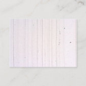 Vogelborte Visitekaartje (Achterkant)