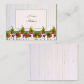 Vogelborte Visitekaartje (Voorkant / Achterkant)