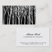 Vogelbos van Leslie Peppers Visitekaartje (Voorkant / Achterkant)