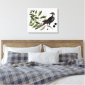 vogelbotanisch canvas afdruk (Insitu (Slaapkamer))