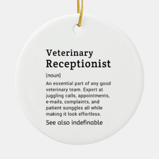 Vogelcadeaus voor dierenartsen en dierenartsen keramisch ornament