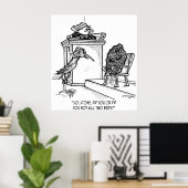 VogelCartoon 2021 Poster (Thuiskantoor)