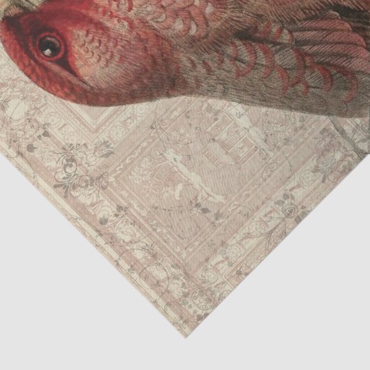 vogelcollage tissuepapier (Detail)