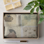  vogelcollages tissuepapier (Geschenk)