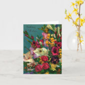  vogeldagbloemen kaart (Gele Bloem)