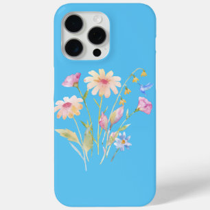 Vogeldieren en wilde bloemen iPhone 15 pro max hoesje