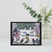 Vogeldiner Briefkaart (Staand voorkant)