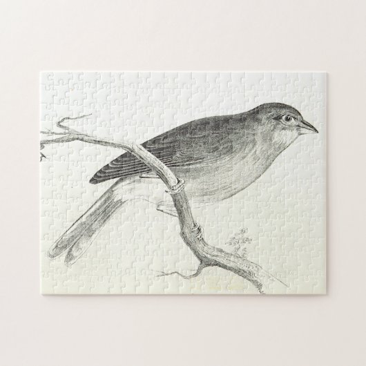 Vogeldraai op een Branch Puzzle Legpuzzel (Horizontaal)