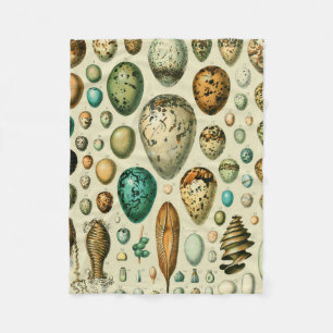 vogeleieren Franse viseieren Fleece Deken