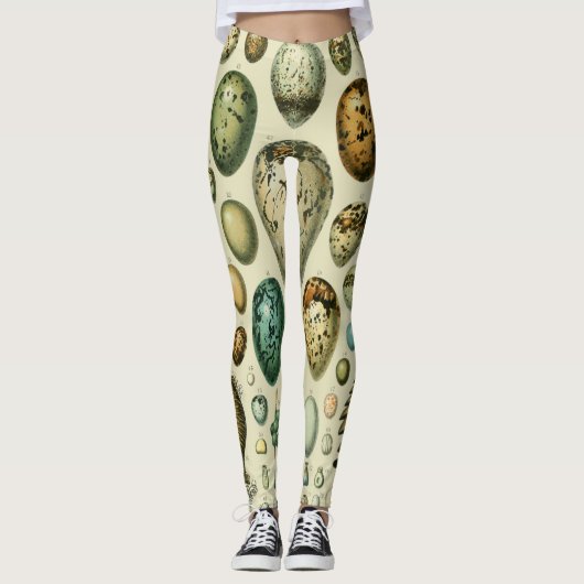  vogeleieren Franse viseieren Leggings (Voorkant)