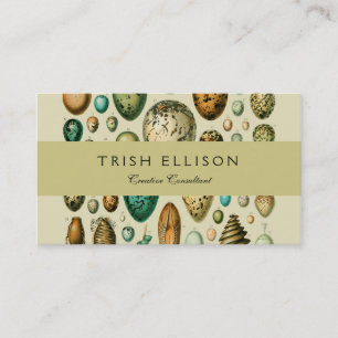  vogeleieren Franse viseieren Visitekaartje