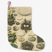 vogeleieren met nestkunst kleine kerstsok (Voorkant)