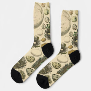  vogeleieren met nestkunst sokken