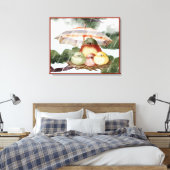 Vogelfamilie | Schuif vanaf de Storm Canvas Print (Insitu (Slaapkamer))