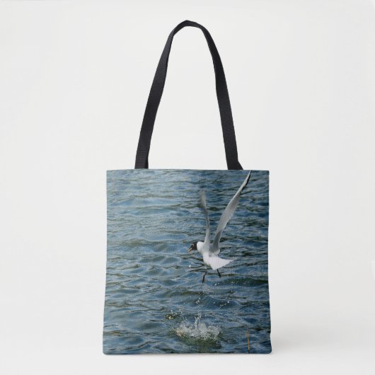 Vogelfoto/Black-headed Gull/Bird Lover Gift/ Draagtas (Voorkant)
