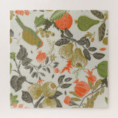 Vogelfruittuin: naadloos legpuzzel (Horizontaal)