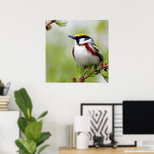 Vogelgeel Poster (Thuiskantoor)