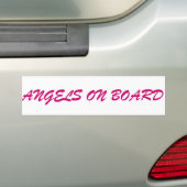 Vogelhoeken voor angel-bumper bumpersticker (Op auto)