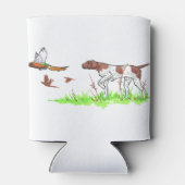 Vogelhond en fazanten blikjeskoeler (Achterkant)