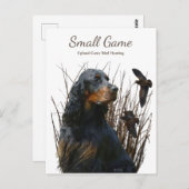 Vogelhond, Upland Game Vogeljacht Briefkaart (Voorkant / Achterkant)