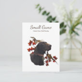 Vogelhond, Upland Game Vogeljacht Briefkaart (Staand voorkant)