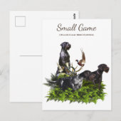 Vogelhond, Upland Game Vogeljacht Briefkaart (Voorkant / Achterkant)