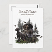 Vogelhond, Upland Game Vogeljacht Briefkaart (Voorkant / Achterkant)