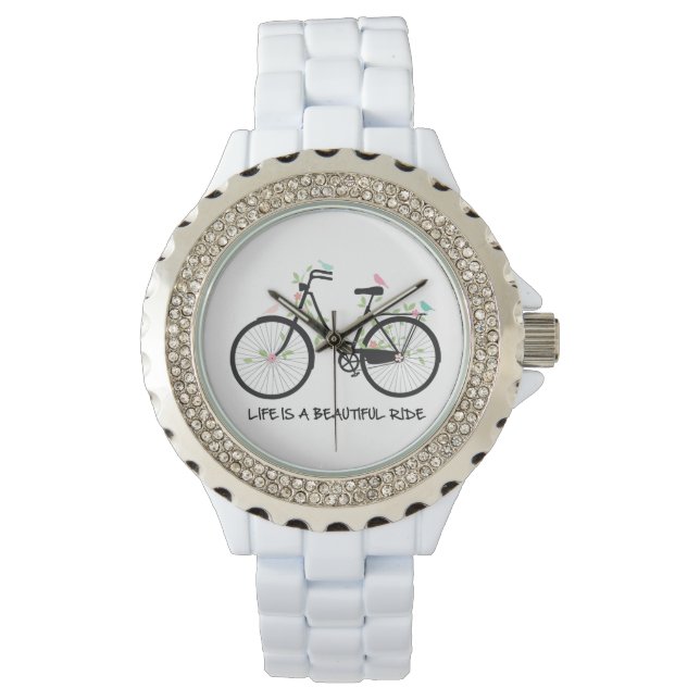 Vogelhorloge fietsen horloge (Voorkant)
