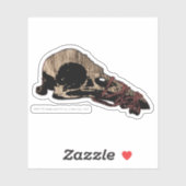 Vogelhuid Sticker (Vel)