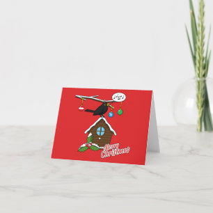 Vogelhuis Kerstmis Kaart