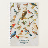 vogelillustratie Geboortende Lover Gift Planner (Voorkant)