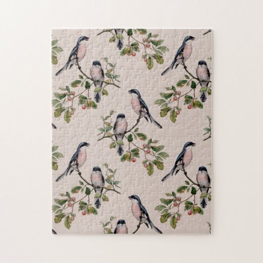 vogelillustratie legpuzzel (Verticaal)