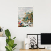  vogelillustratie poster (Thuiskantoor)