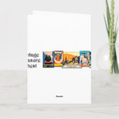  vogelkaart met vogel en Roos Kaart (Achterkant)