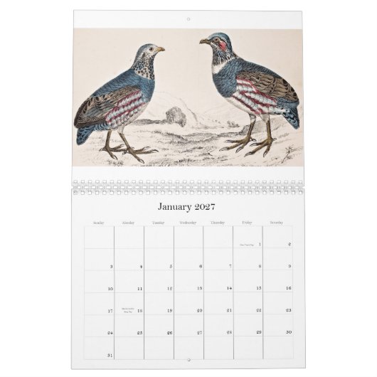 vogelkalender - 2013 kalender (Jan 2027)