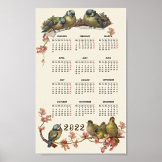 Vogelkalender 2022  poster