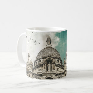 Vogelkerk en -kudde, foto koffiemok