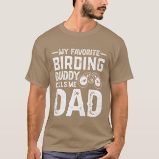 Vogelkijker Vogelspotten Ornitholoog meisje T-shirt
